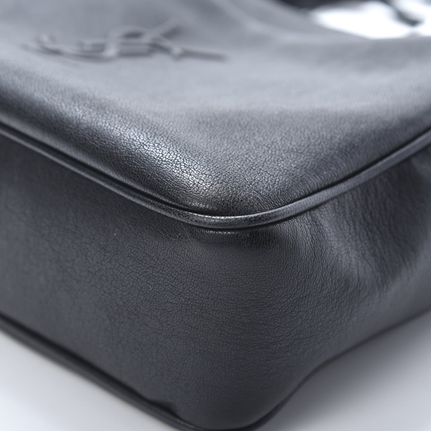 Saint Laurent Lambskin Monogram Small Lou Camera Bag Black 10 of 12