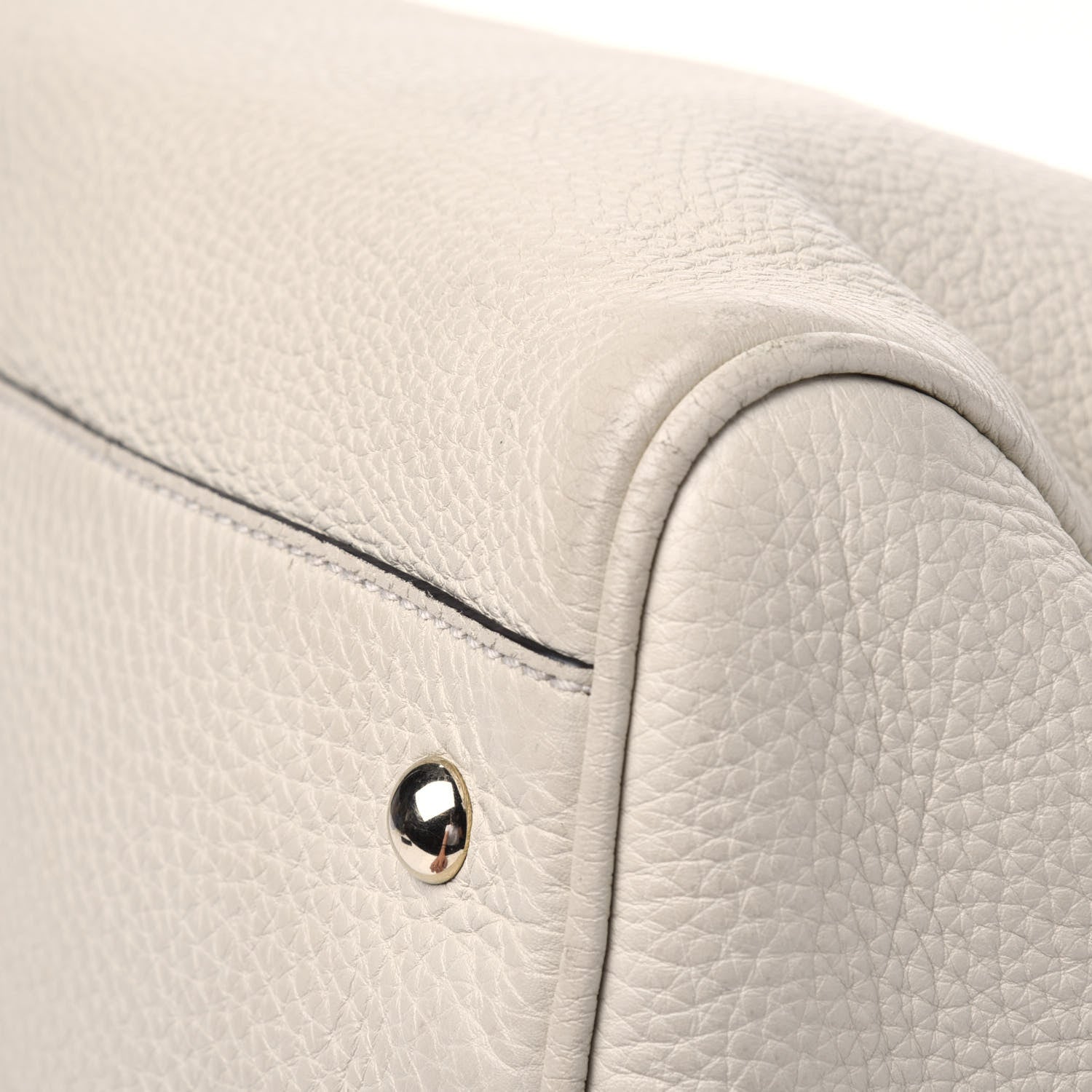 Gucci Calfskin Bamboo Medium Shopper Boston Mystic White 15 of 25