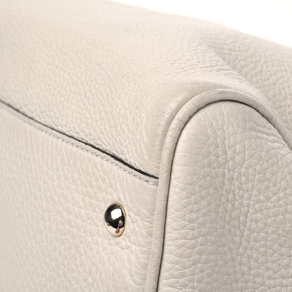Gucci Calfskin Bamboo Medium Shopper Boston Mystic White 15 of 25