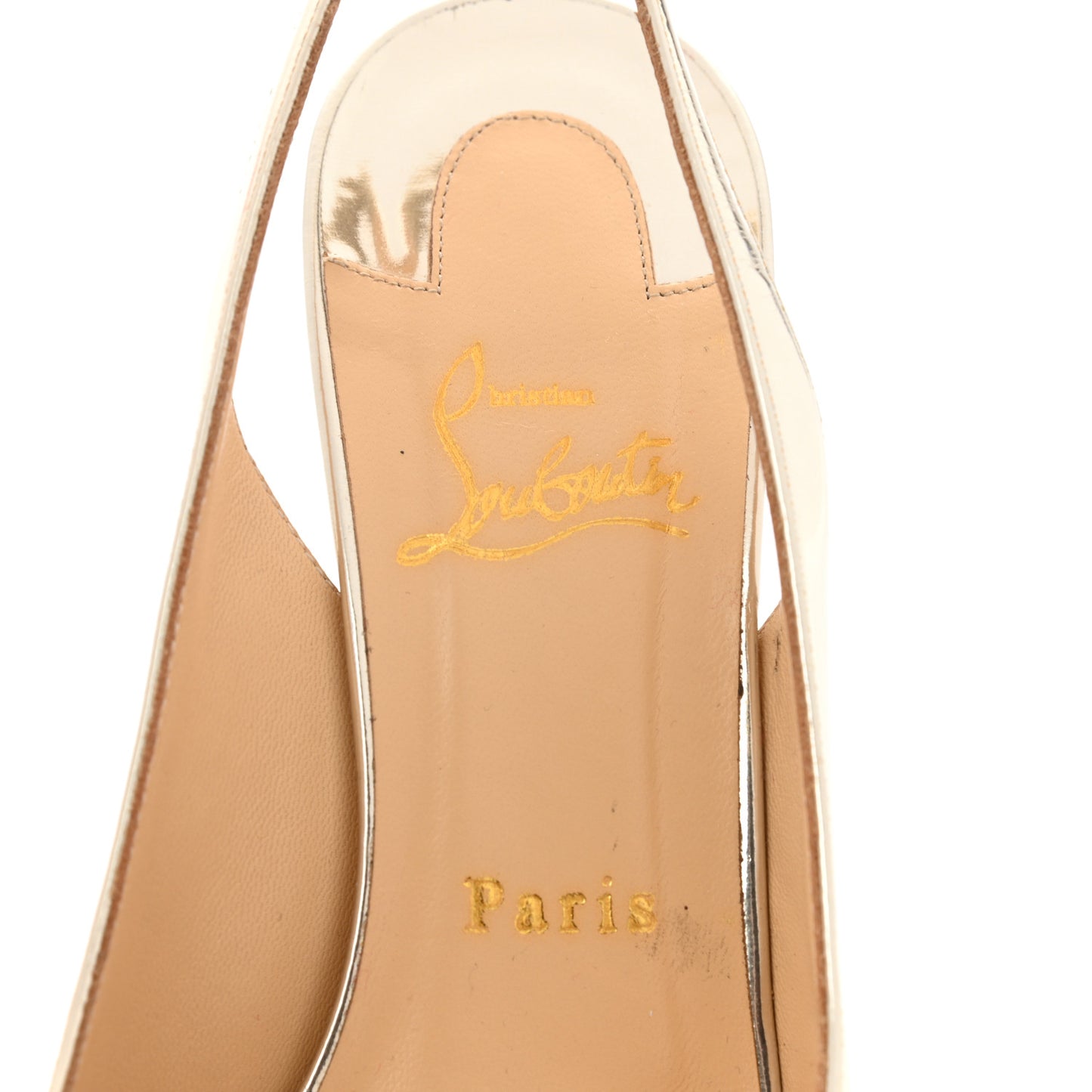 Metallic Patent No Prive 120 Pumps 38 Gold