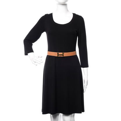 Hermes Box Chamonix 32mm H Belt 70 Black Naturelle 3 of 10