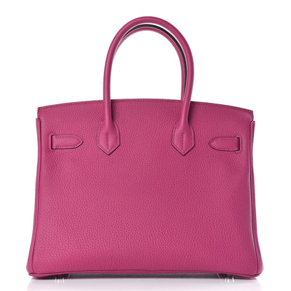 Hermes Togo Birkin 30 Rose Pourpre 4 of 38