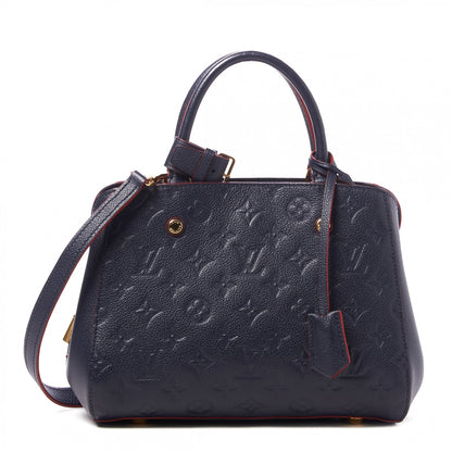 Louis Vuitton Empreinte Montaigne BB Marine Rouge 1 of 9