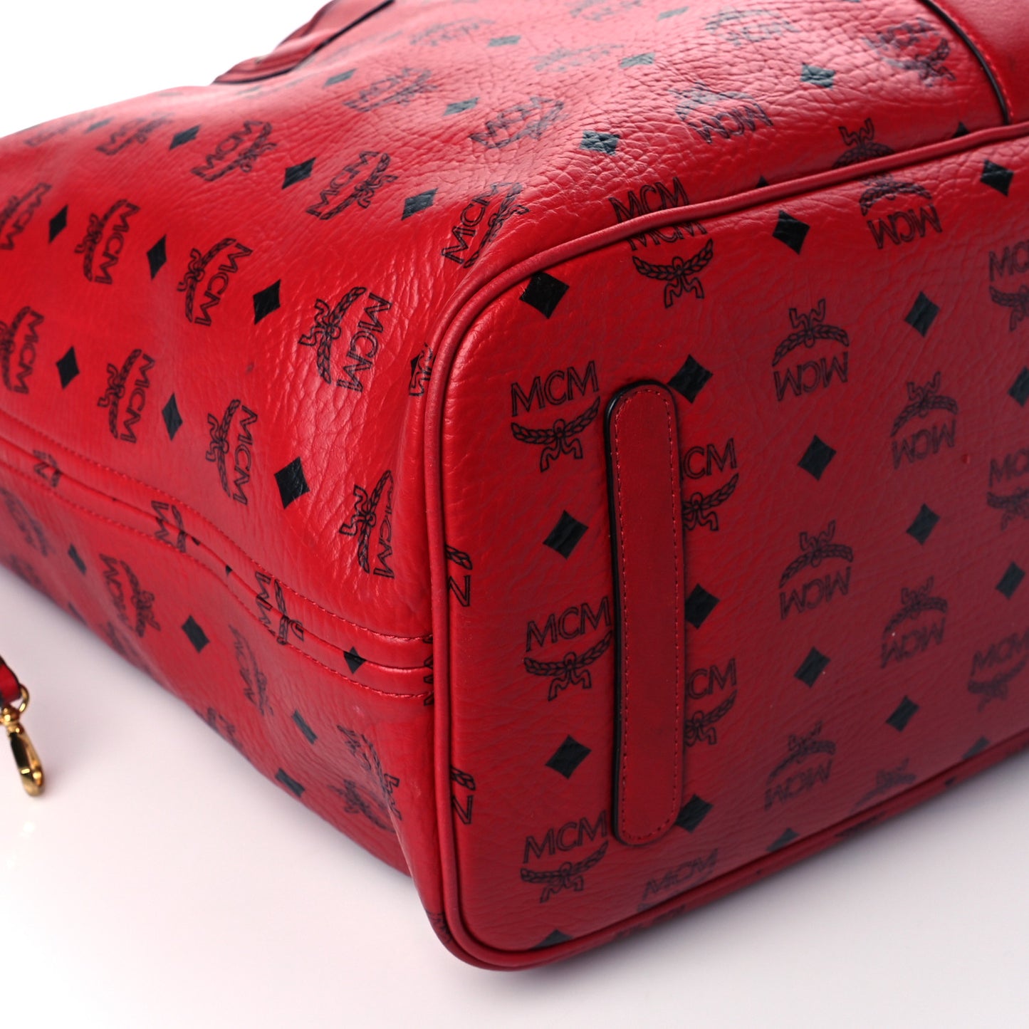 Visetos Large Liz Reversible Shopper Tote Ruby Red