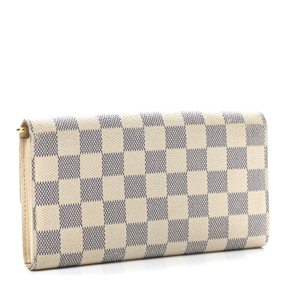 Louis Vuitton Damier Azur Sarah Wallet 2 of 5