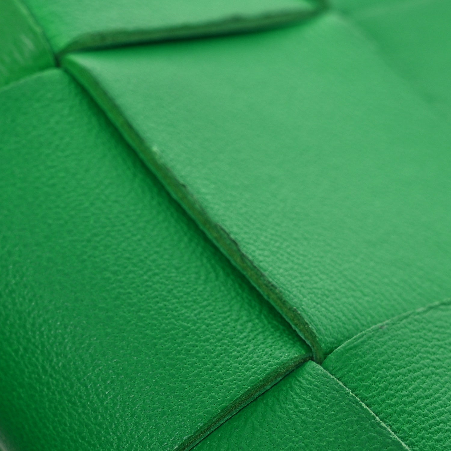 Bottega Veneta Lambskin Maxi Intreccio Candy Cassette Crossbody Bag Green 12 of 12