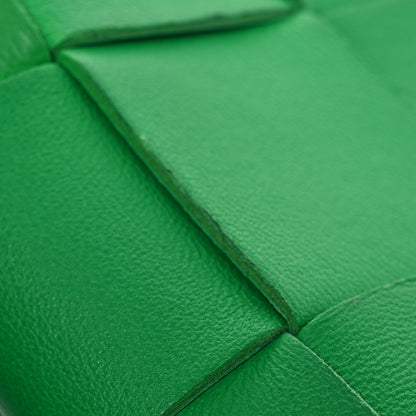 Bottega Veneta Lambskin Maxi Intreccio Candy Cassette Crossbody Bag Green 12 of 12