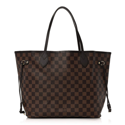 Louis Vuitton Damier Ebene Neo Neverfull MM Rose Ballerine 3 of 15