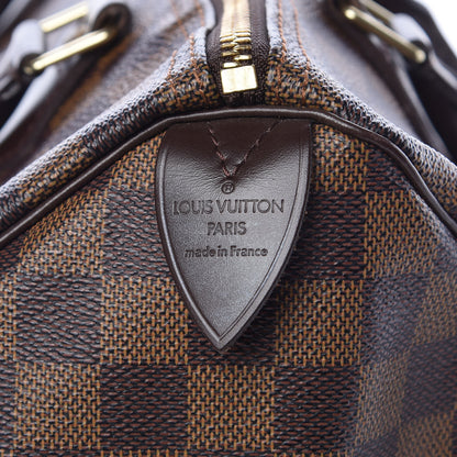 Louis Vuitton Damier Ebene Speedy 30 6 of 10