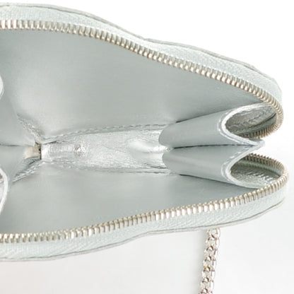 Louis Vuitton Monogram Miroir Heart Coin Purse Silver 5 of 7
