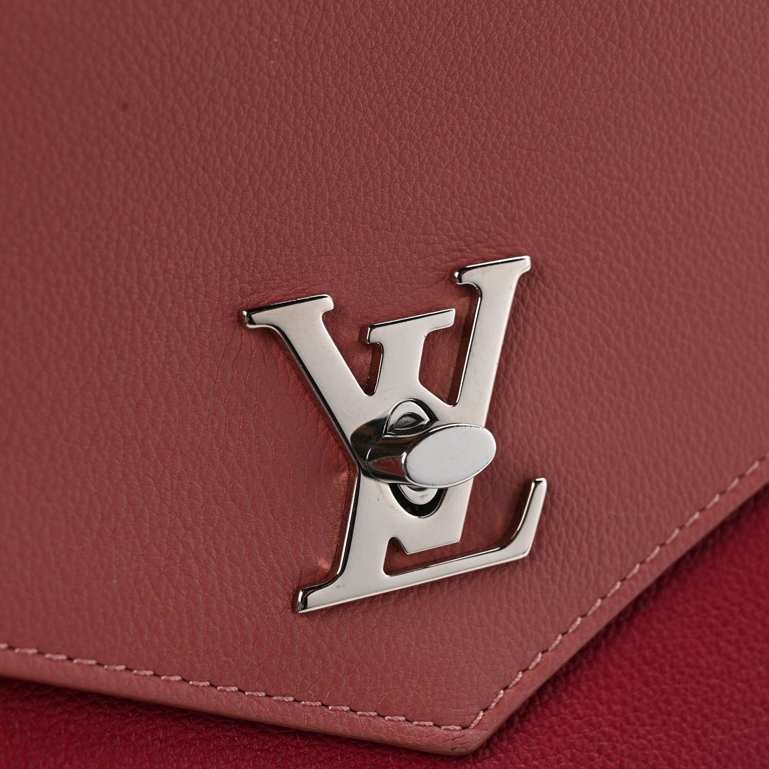 Louis Vuitton Soft Calfskin Mylockme Chain Bag BB Rose Boudoir Lie de Vin 11 of 11
