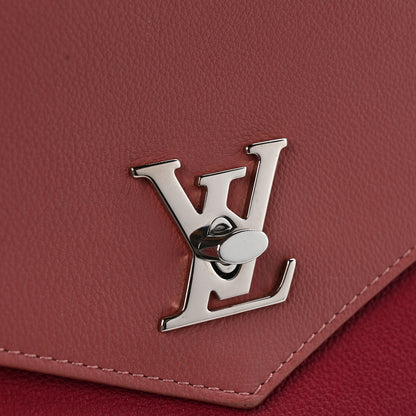 Louis Vuitton Soft Calfskin Mylockme Chain Bag BB Rose Boudoir Lie de Vin 11 of 11