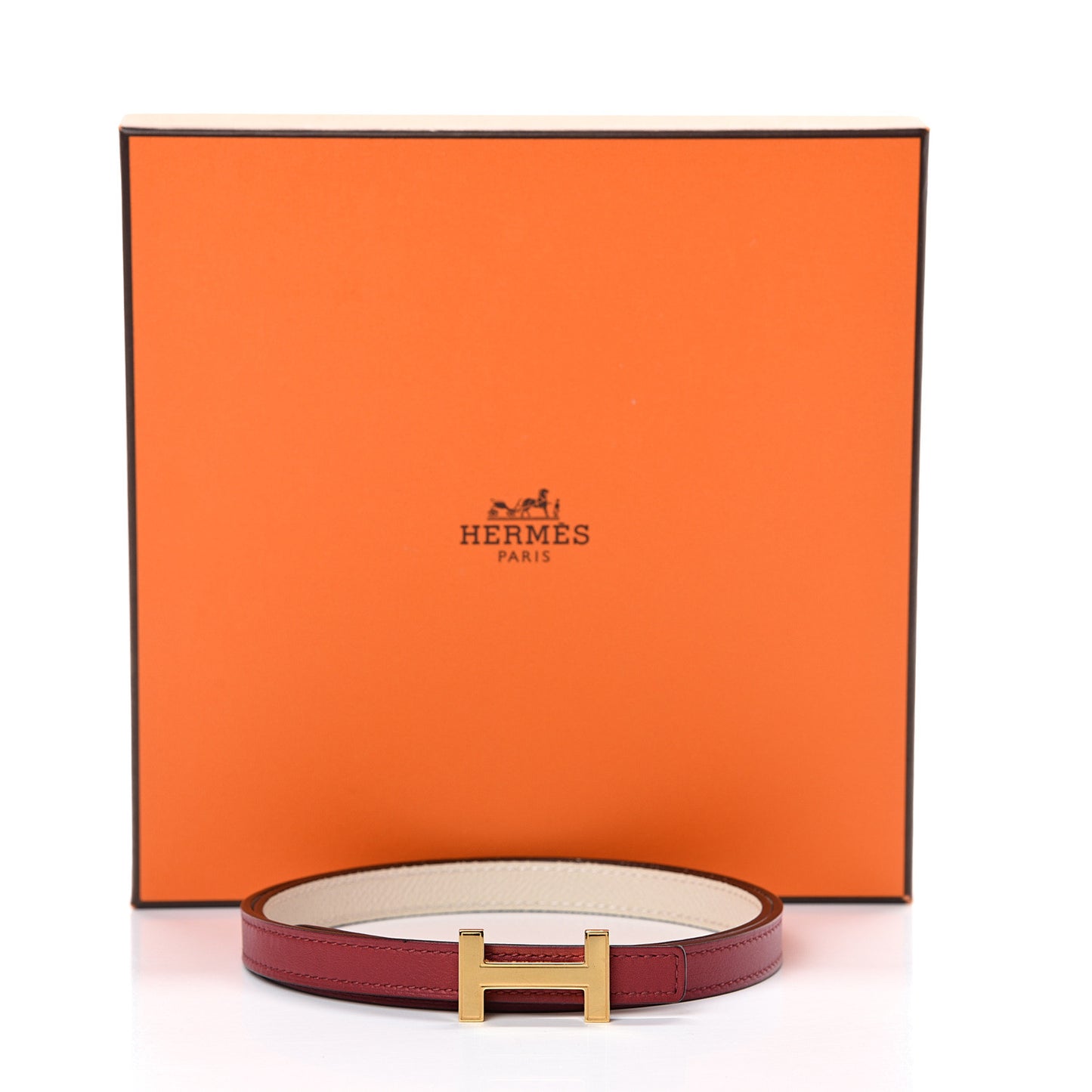 Epsom Swift 13mm Focus Belt 75 Craie Rouge Grenat