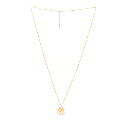 Messika 18K Yellow Gold Diamond Medium Lucky Move Pendant Necklace 3 of 5