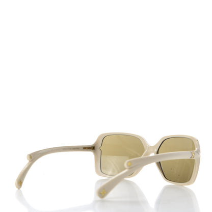 Louis Vuitton Flore Carre Sunglasses Z0291W White 4 of 8