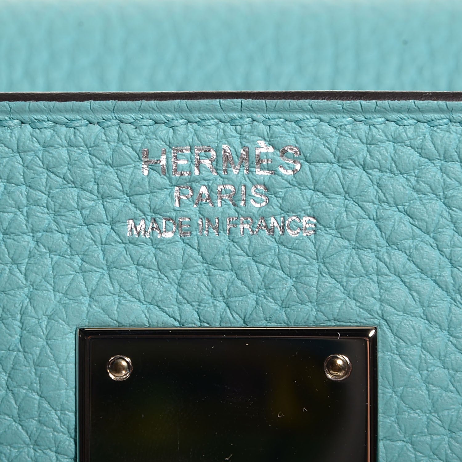 Hermes Togo Kelly Retourne 32 Bleu Atoll 16 of 21