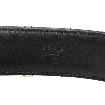 Chanel Lambskin Quilted CC Chain Belt 75 30 Black 3 of 6