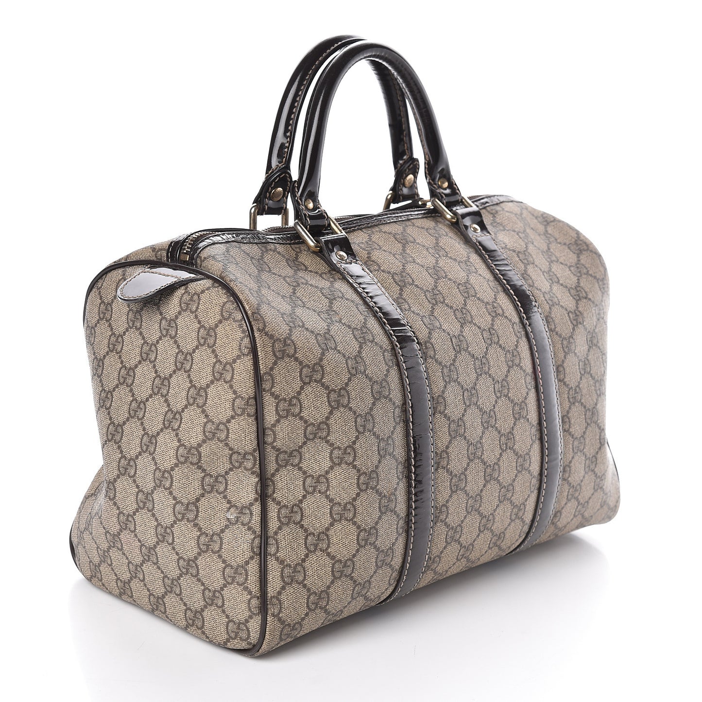 GG Plus Monogram Medium Joy Boston Dark Brown