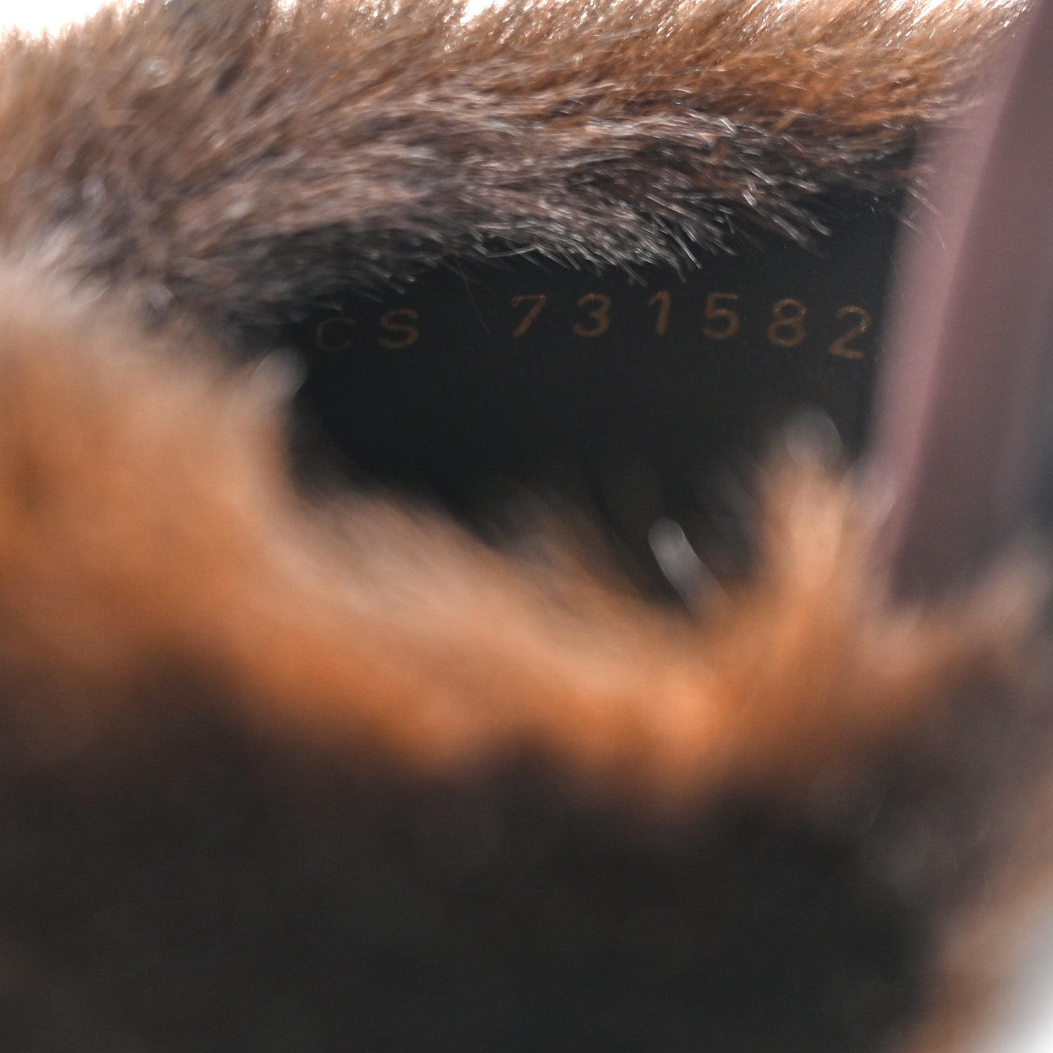 Saint Laurent Faux Fur La 16 Mule Sandals 37.5 Burgundy 8 of 9