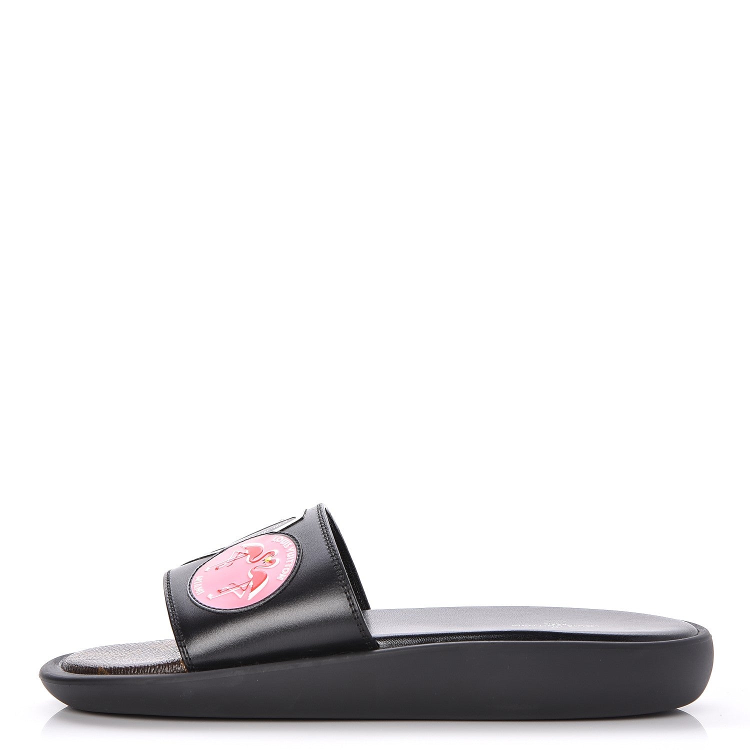 Louis Vuitton Calfskin Checkpoint World Tour Flat Mules 37 1 of 9