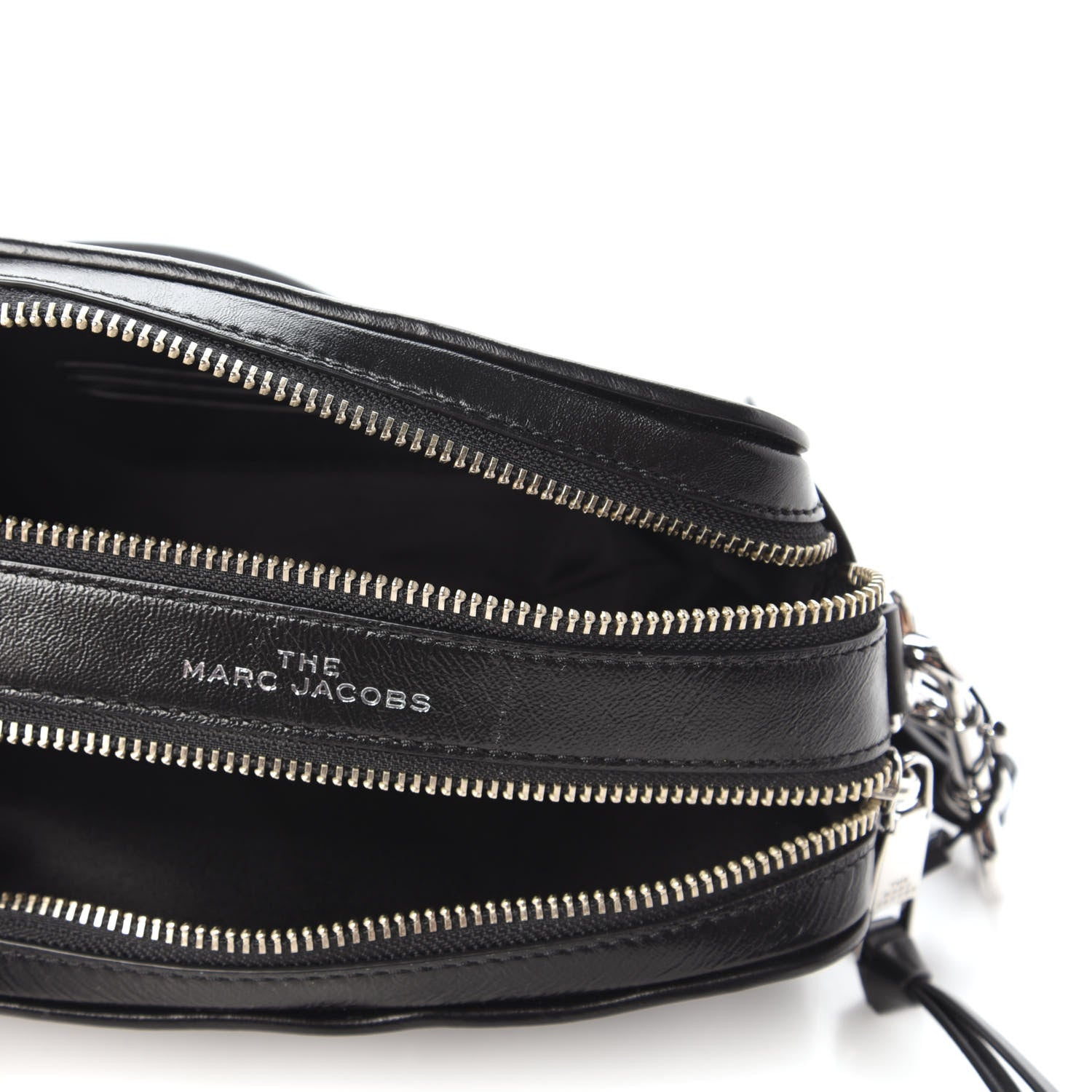 Marc Jacobs Natural Grain Calfskin Quilted The Softshot 21 Bag Black 5 of 9