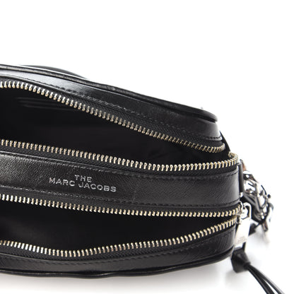 Marc Jacobs Natural Grain Calfskin Quilted The Softshot 21 Bag Black 5 of 9