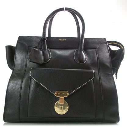 Celine Calfskin Mini Envelope Luggage Black 1 of 11