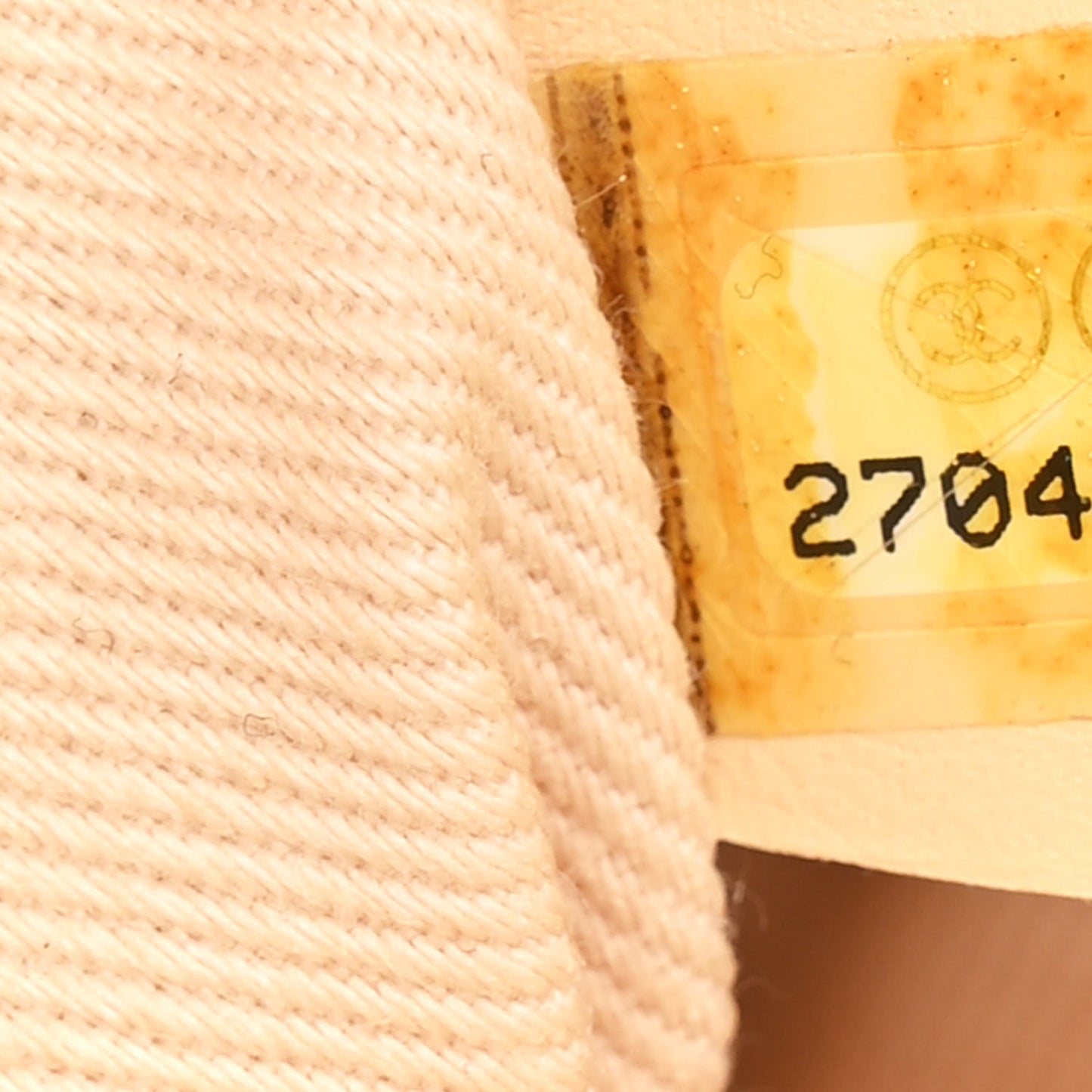 Canvas Large Deauville Tote Ivory