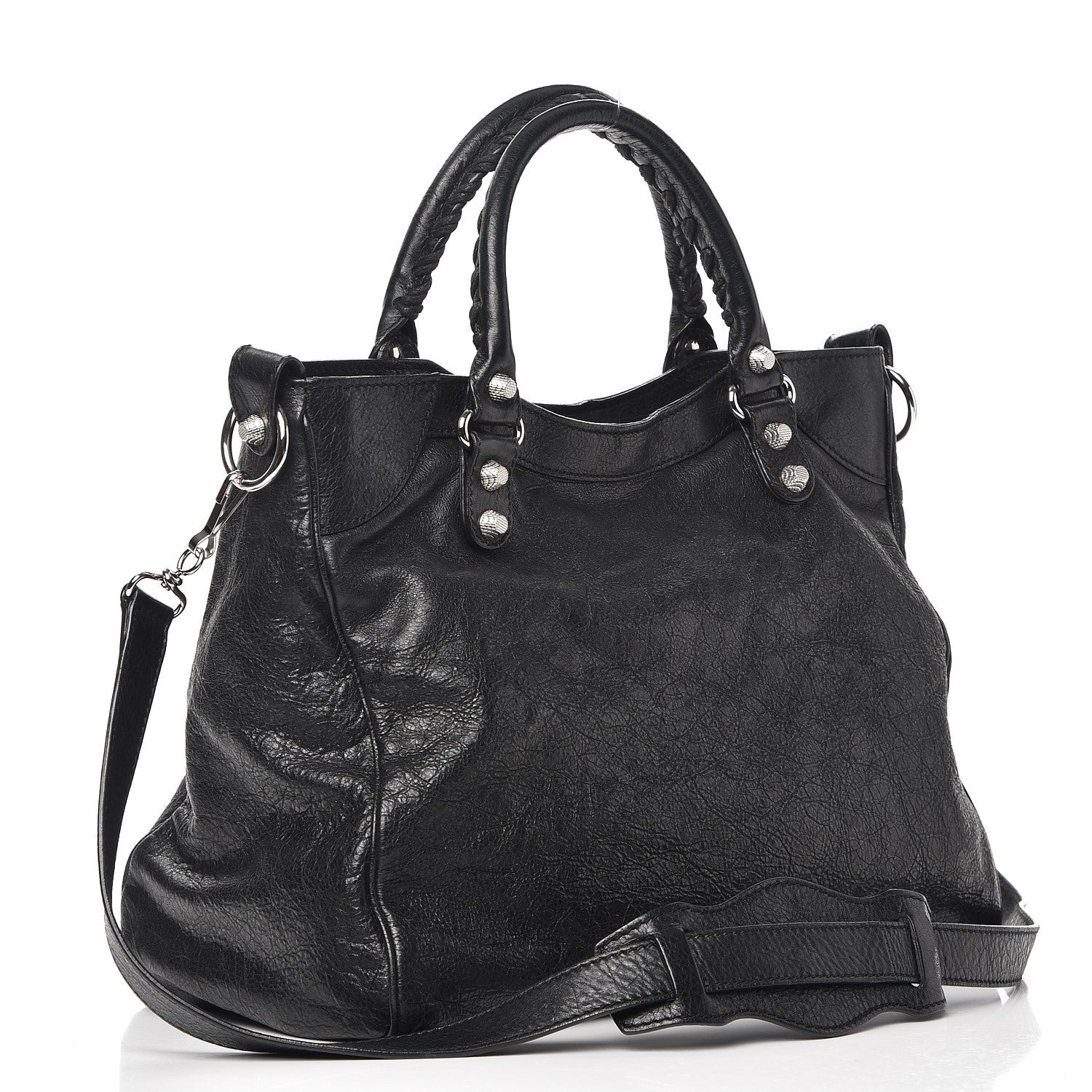Balenciaga Agneau Giant 12 Silver Hardware Velo Black 4 of 9