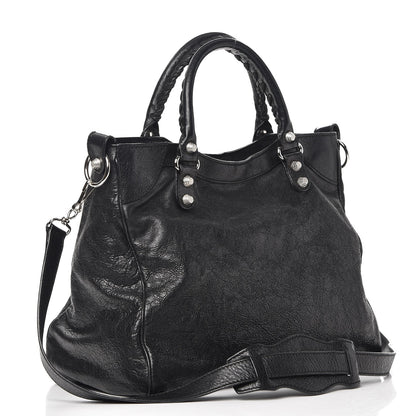 Balenciaga Agneau Giant 12 Silver Hardware Velo Black 4 of 9