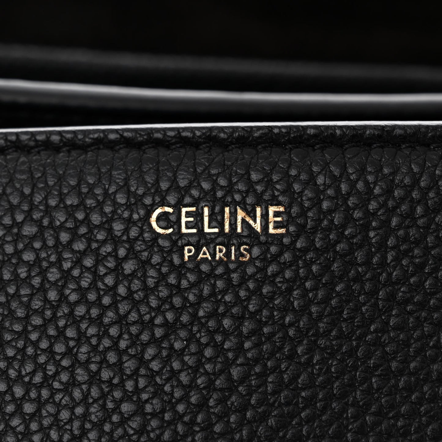 Grained Calfskin Large Soft 16 Bag Black