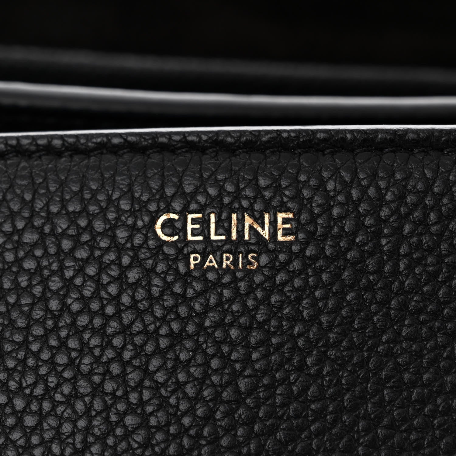 Celine Grained Calfskin Large Soft 16 Bag Black 7 of 11