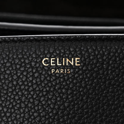 Celine Grained Calfskin Large Soft 16 Bag Black 7 of 11