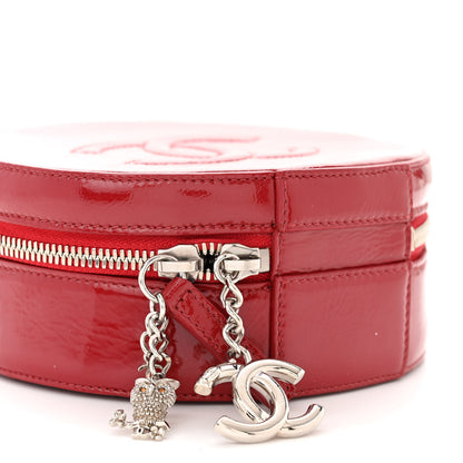 Chanel Patent Round As Earth Evening Bag Red 9 of 10