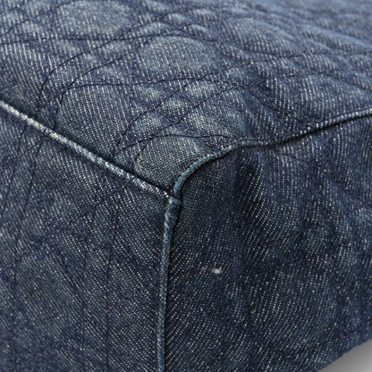 Christian Dior Denim Cannage Large Lady Dior Blue 16 of 18