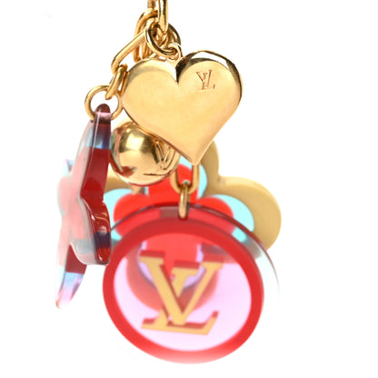 Louis Vuitton Resin Candy Fleurs Bag Charm Multicolor 3 of 3
