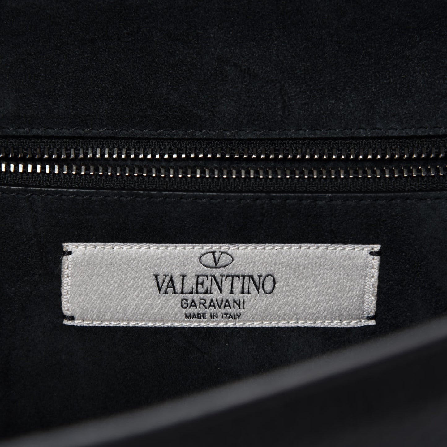 Pebbled Calfskin Star Studded Medium Lock Flap Black