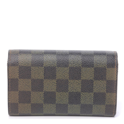Louis Vuitton Damier Ebene Porte-Monnaie Billets Tresor Wallet 1 of 15