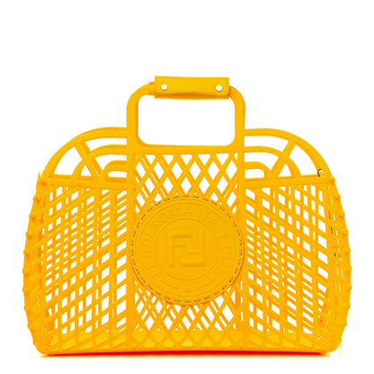 Fendi Recycled Plastic Vitello Liberty Matte Medium Fendi Basket Limone 1 of 16