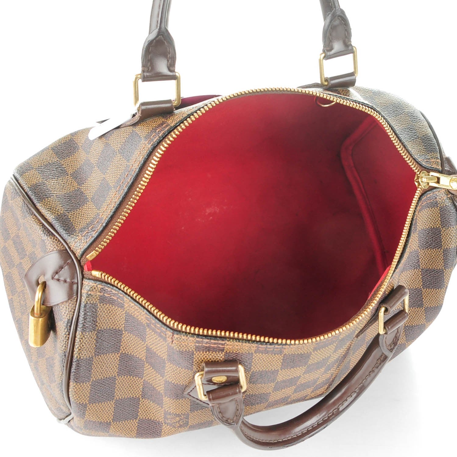 Louis Vuitton Damier Ebene Speedy 30 5 of 10