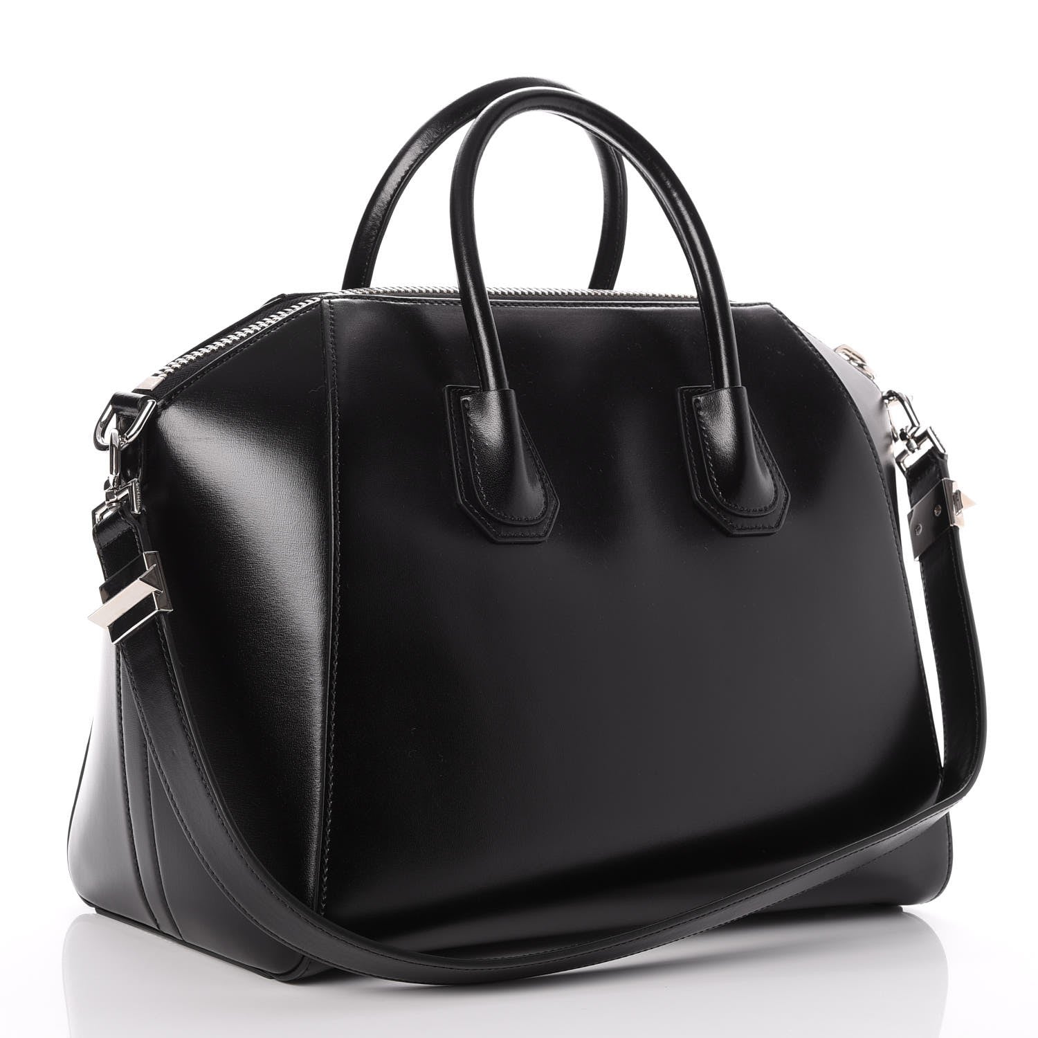 Givenchy Shiny Lord Calfskin Medium Antigona Black 3 of 7