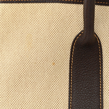 Hermes Buffle Skipper Toile Garden Party 36 MM Tote Marron Fonce 12 of 12