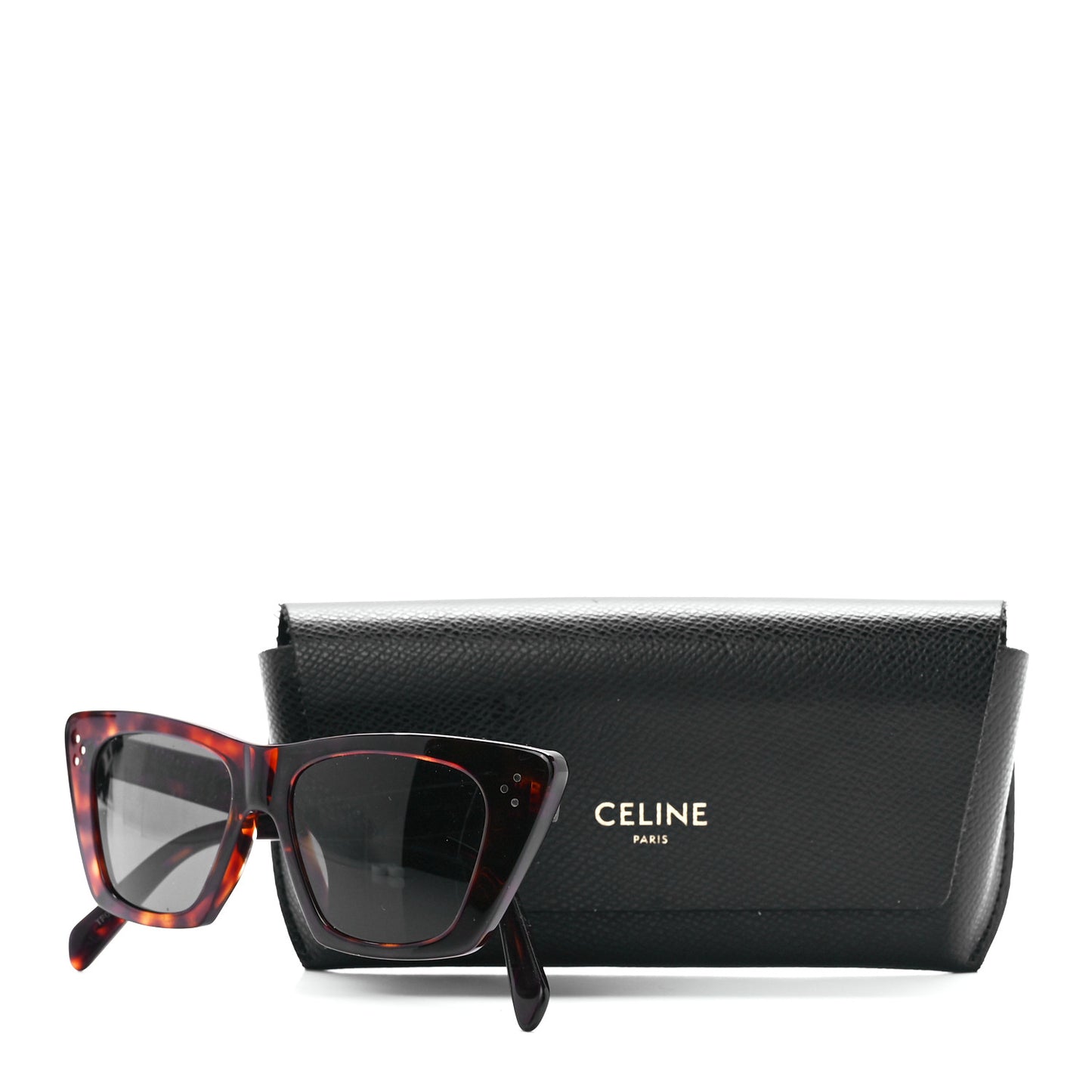 Acetate Cat Eye Sunglasses CL40187I Dark Havana