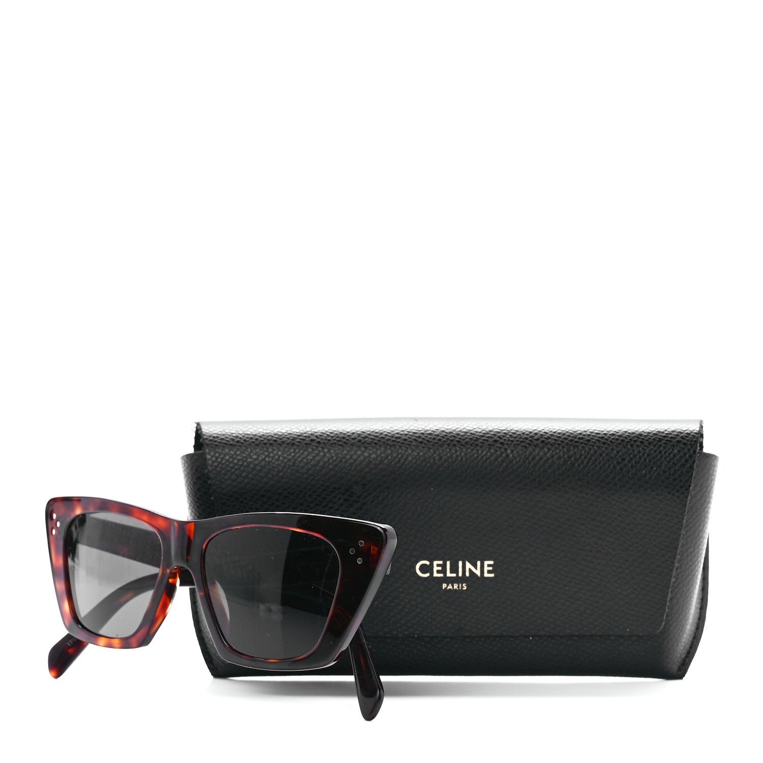 Celine Acetate Cat Eye Sunglasses CL40187I Dark Havana 7 of 7