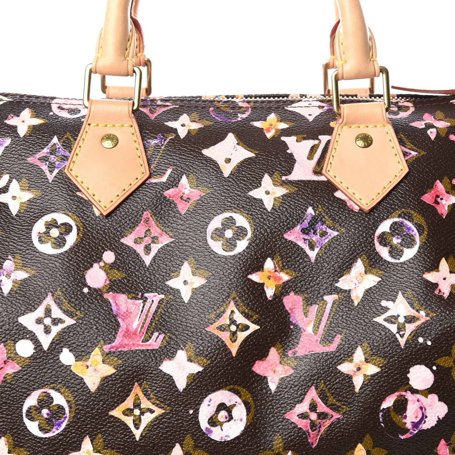 Louis Vuitton Watercolor Aquarelle Speedy 35 Brown 10 of 10