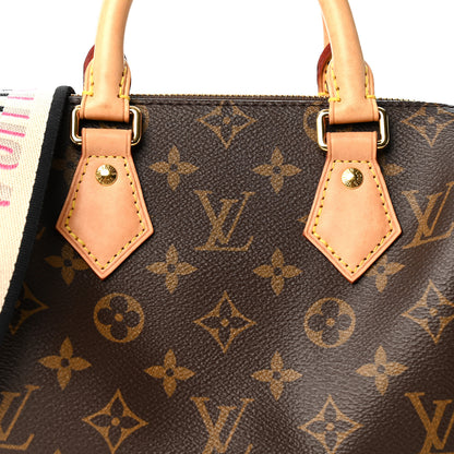 Louis Vuitton Monogram Speedy Bandouliere 20 Black 7 of 10