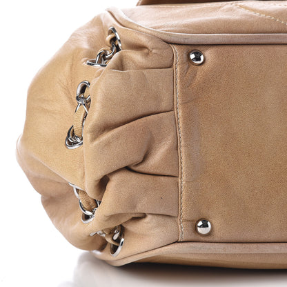 Chanel Calfskin Diagonal Ligne Flap Beige 9 of 12