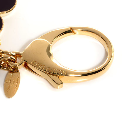 Louis Vuitton Fleur De Monogram Bag Charm Dore 4 of 6
