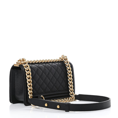 Chanel Caviar Quilted Small Boy Flap Black 3 of 11