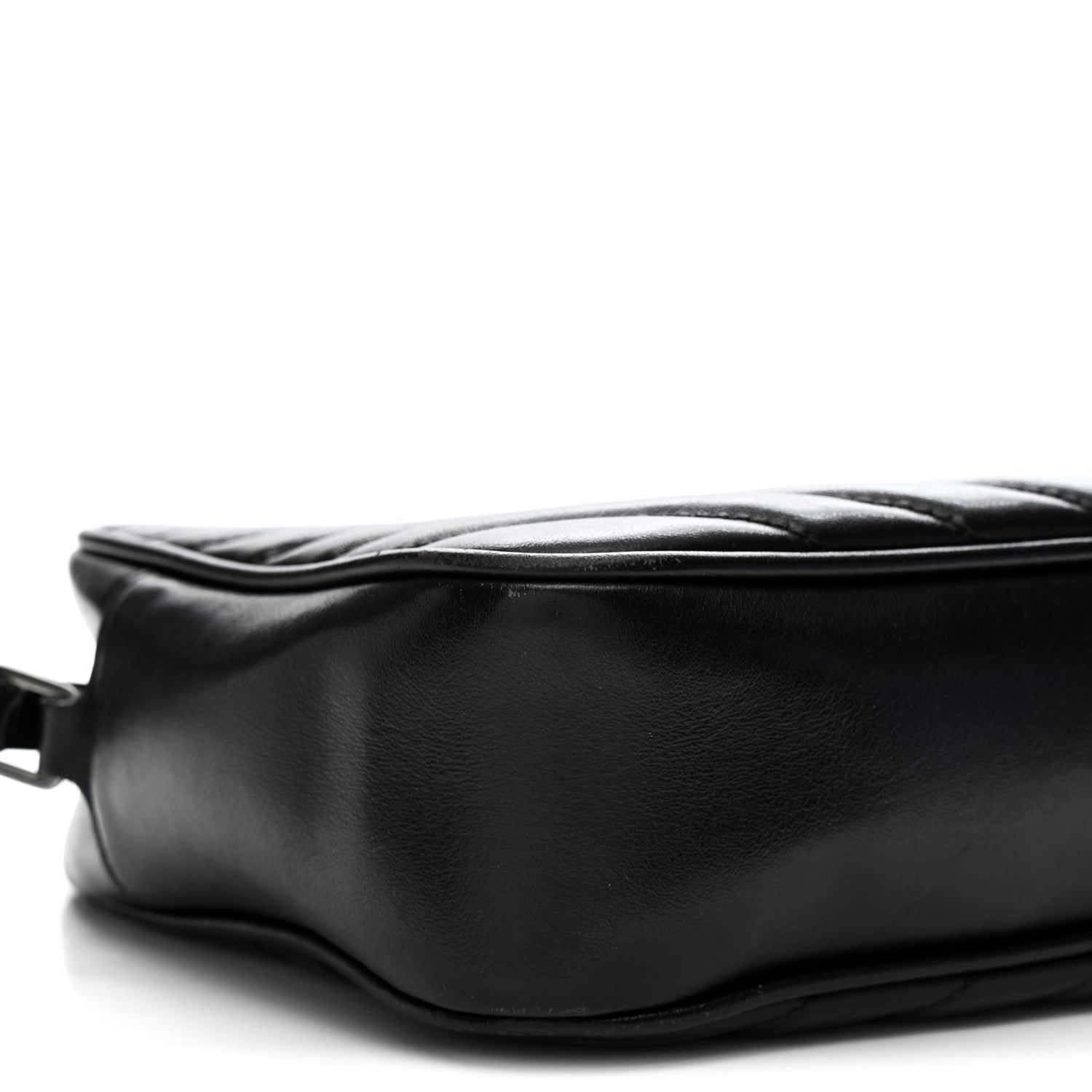 Saint Laurent Calfskin Matelasse Monogram Lou Camera Bag Black 9 of 21